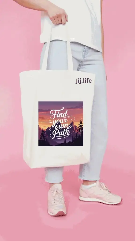 Duurzame Tote Bag - "Find Your Own Path"