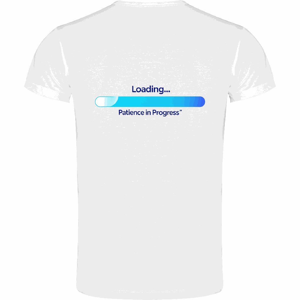 Duurzaam T-Shirt - "Patience in Progress" | Inspirerend & Comfortabel
