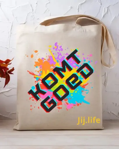 Duurzame Tote Bag - "Komt Goed"