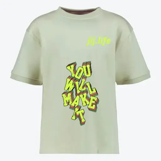 Duurzaam T-Shirt - "You Will Make It" | Motiverend & Street-Style Design