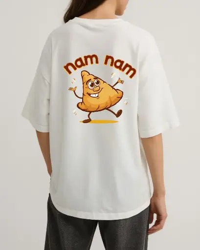 Cartoon Samosa T‑shirt